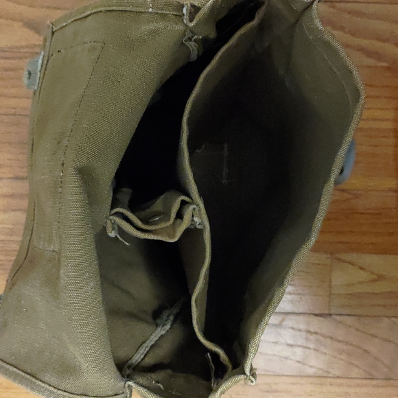 Vintage UK military canvas with custom sewn patch - Picture 6 of 13